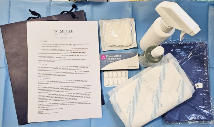 Wimpole aftercare pack and written aftercare plan