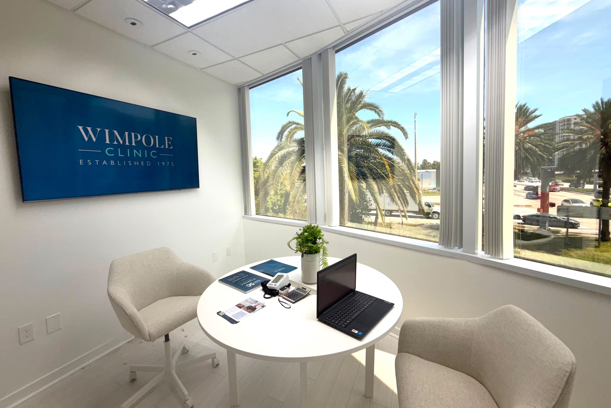 Consultation room at Wimpole Miami