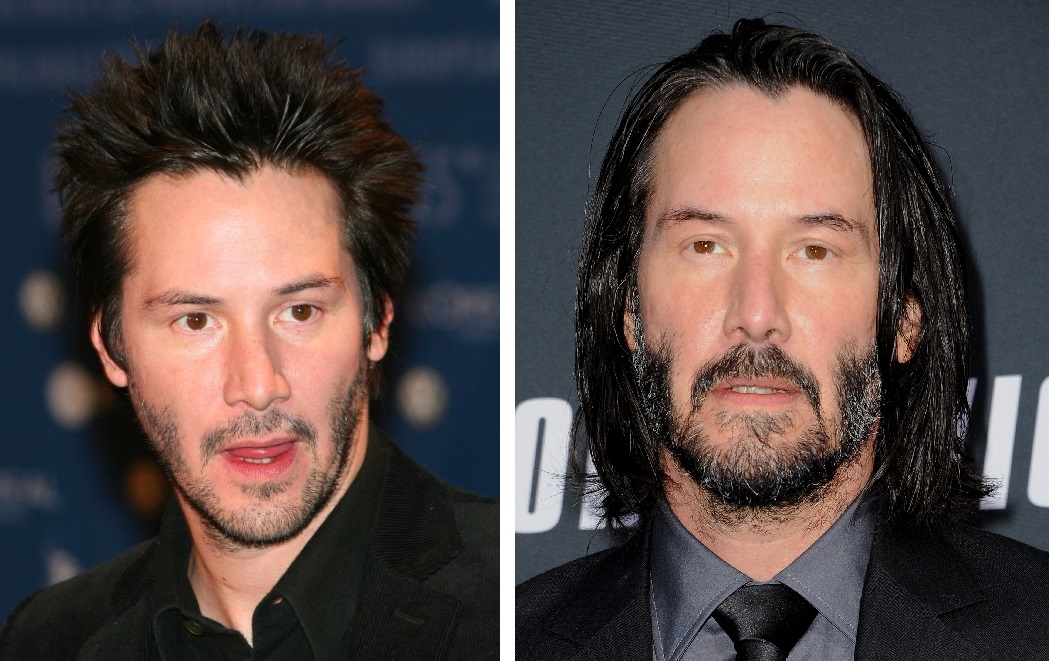 Keanu Reeves's widow&rsquo;s peak