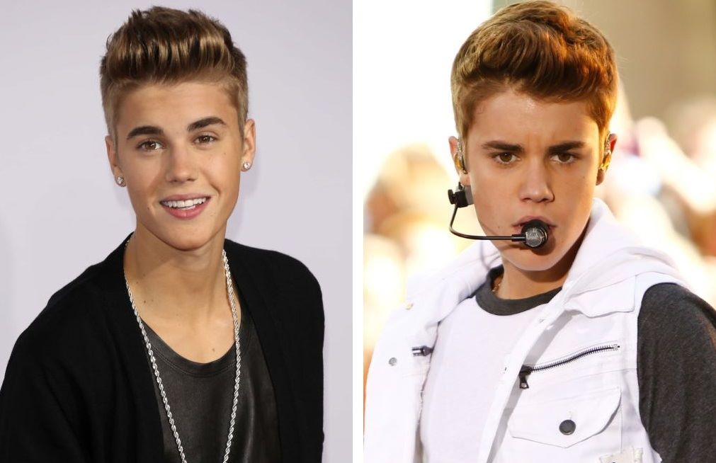 Justin Bieber&rsquo;s hairline in 2012
