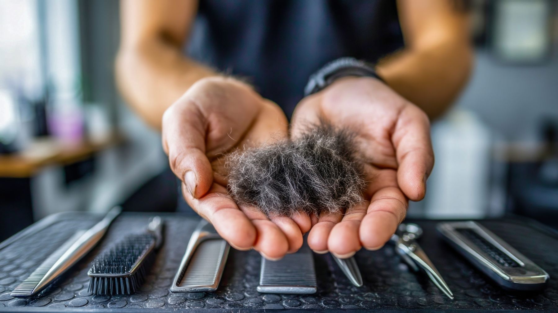 man&rsquo;s hair falling out