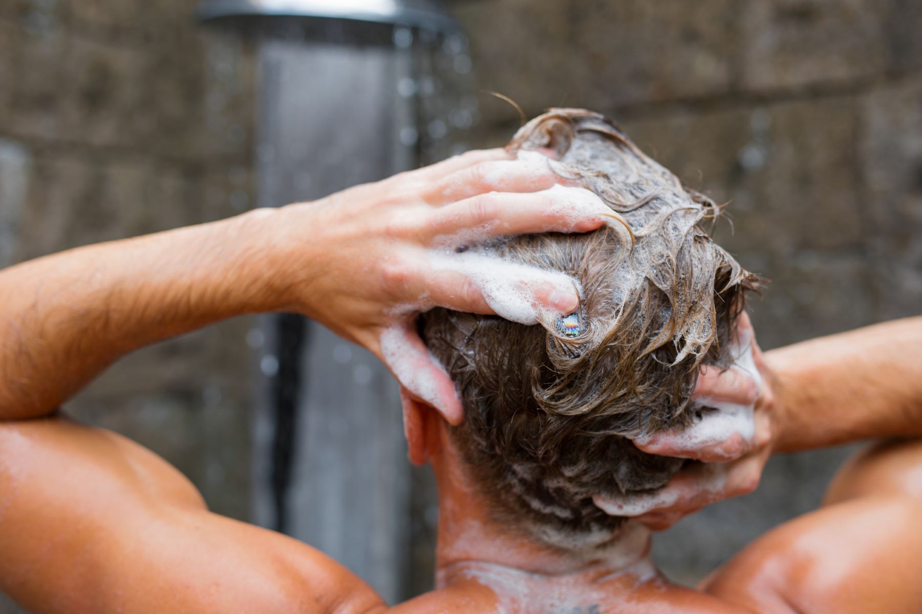 Washing hair after hair transplant