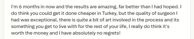 Ali Trustpilot review