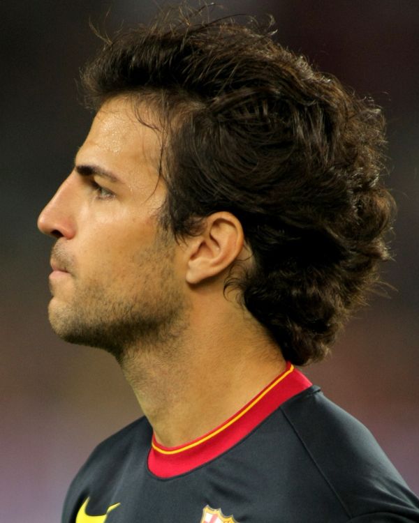 Cesc F&agrave;bregas hair in 2011