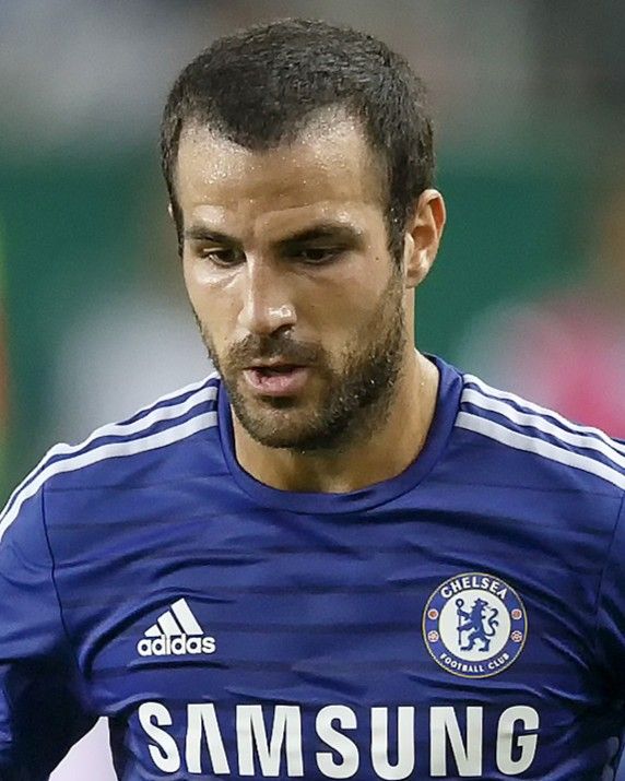 Cesc F&agrave;bregas hair in 2014
