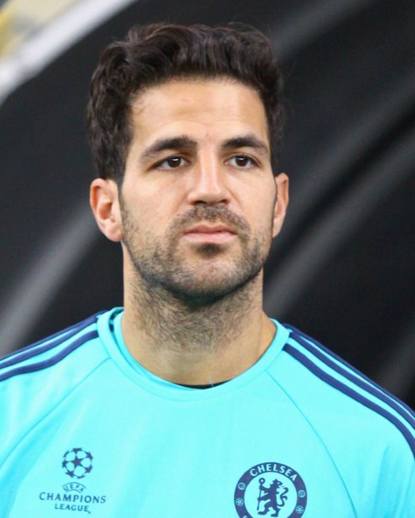 Cesc F&agrave;bregas hair in 2015