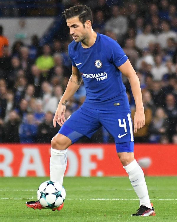 Cesc F&agrave;bregas hair in 2017
