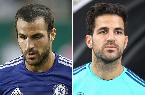 Cesc F&agrave;bregas hair transplant