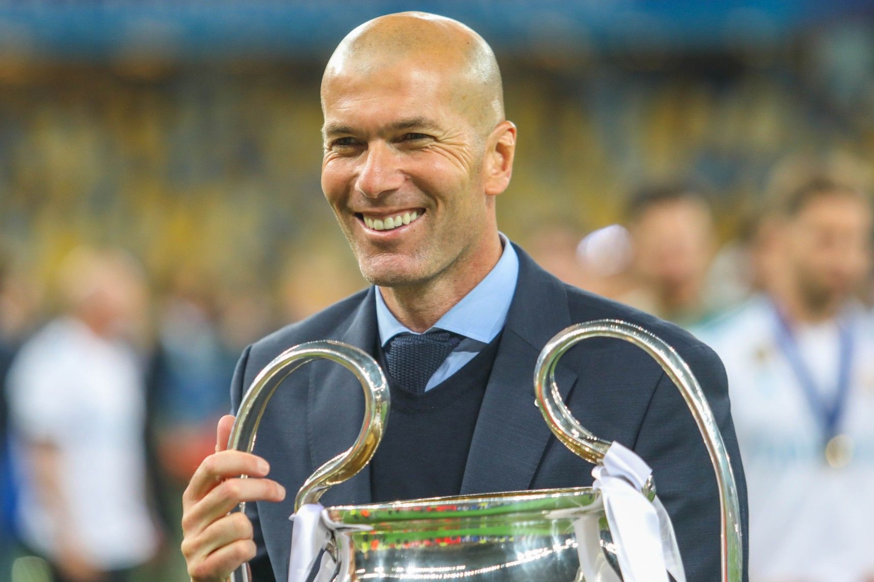 Zidane&rsquo;s hair in 2018