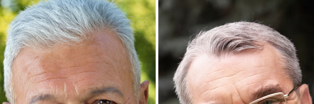mature hairline examples